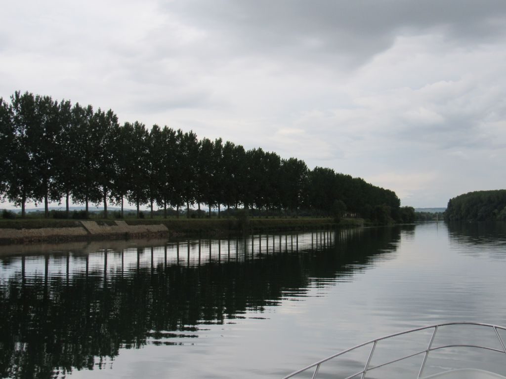 Back up the River Saone