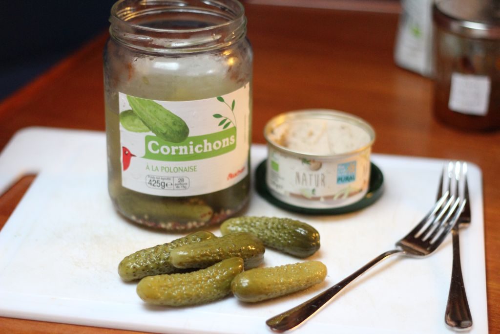 French pickles and pate